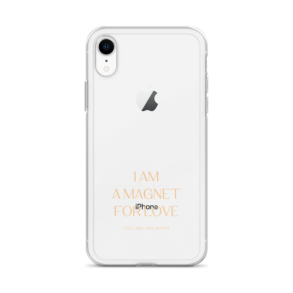 Magnet For Love - Clear Case for iPhone®