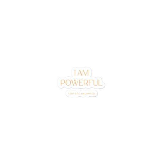 I Am Powerful Sticker