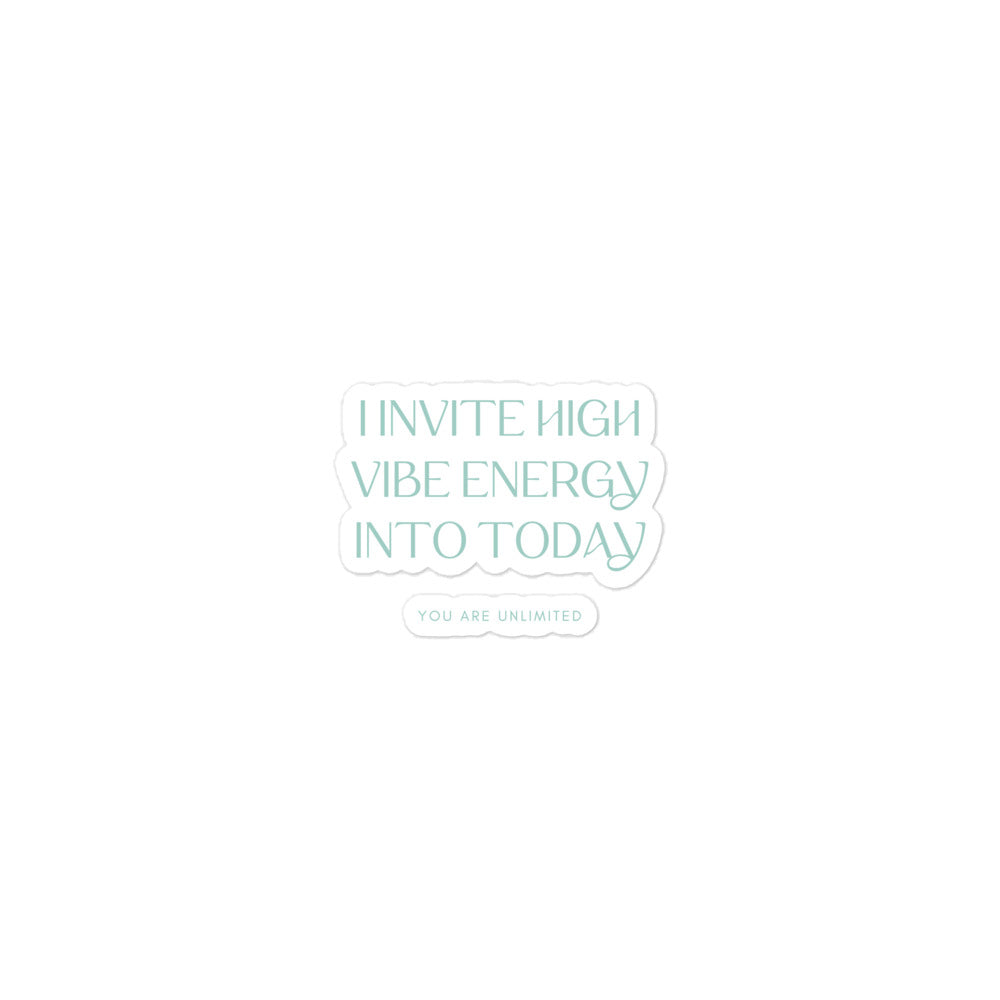 High Vibe Energy Sticker – You Are Unlimited