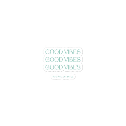 Good Vibes Sticker
