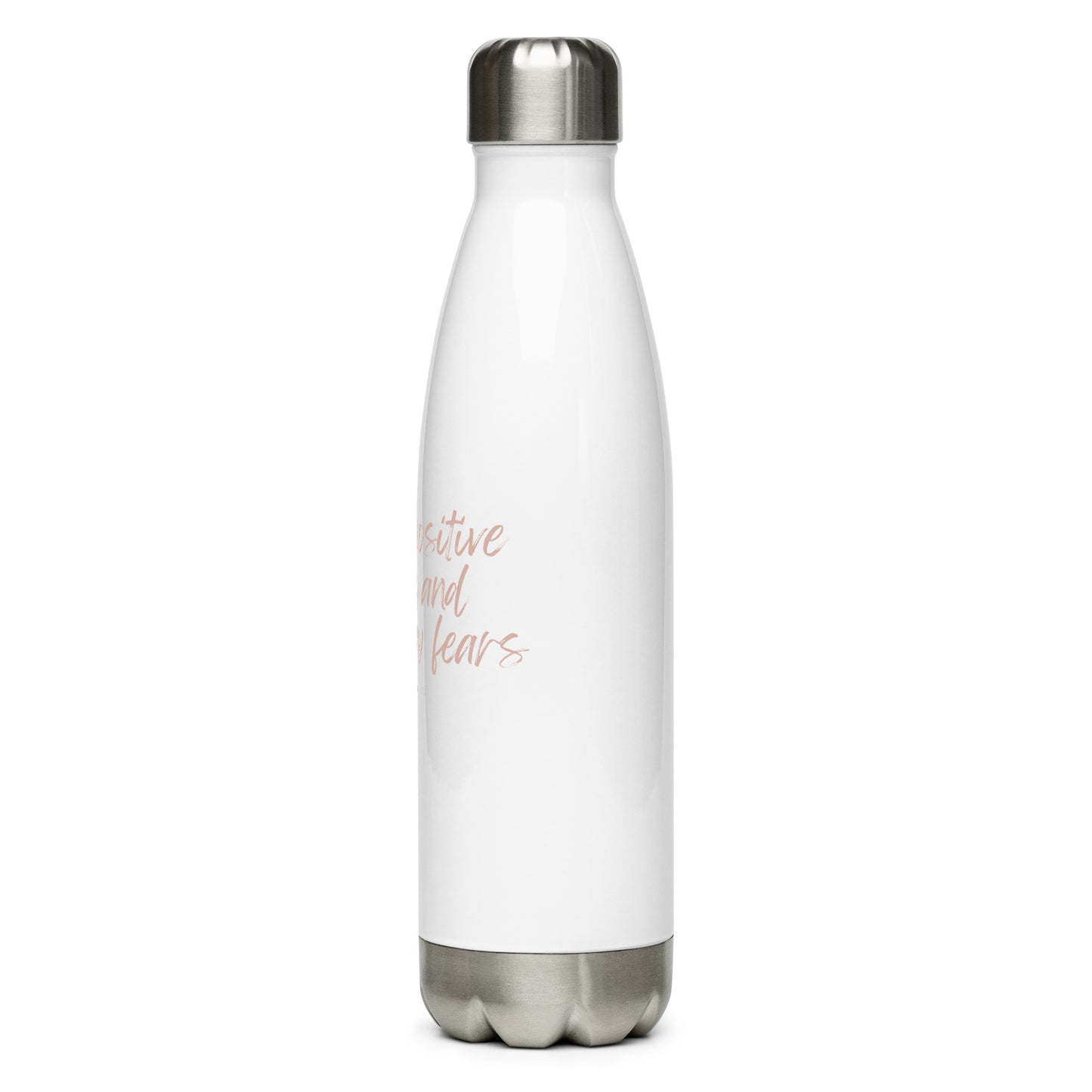 Inhale Positive Energy Stainless Steel Water Bottle