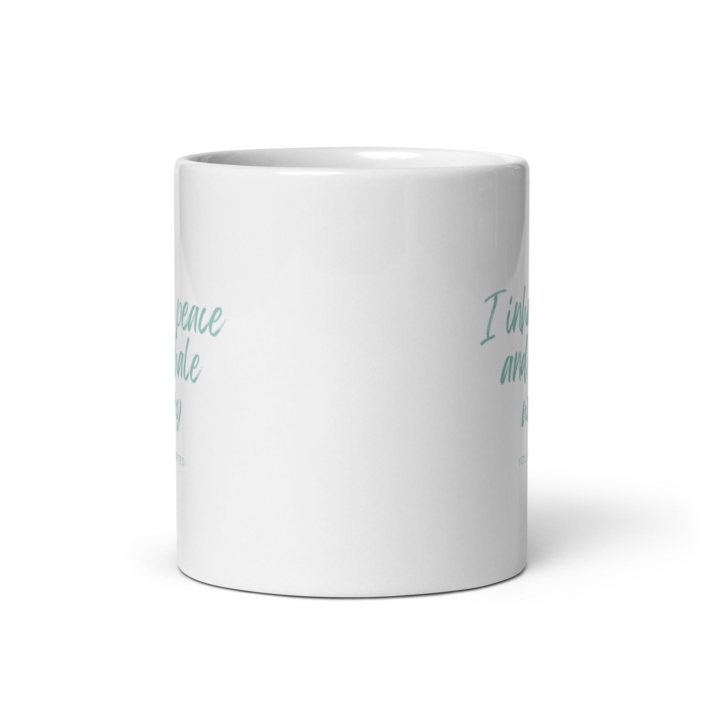 Inhale Peace Mug