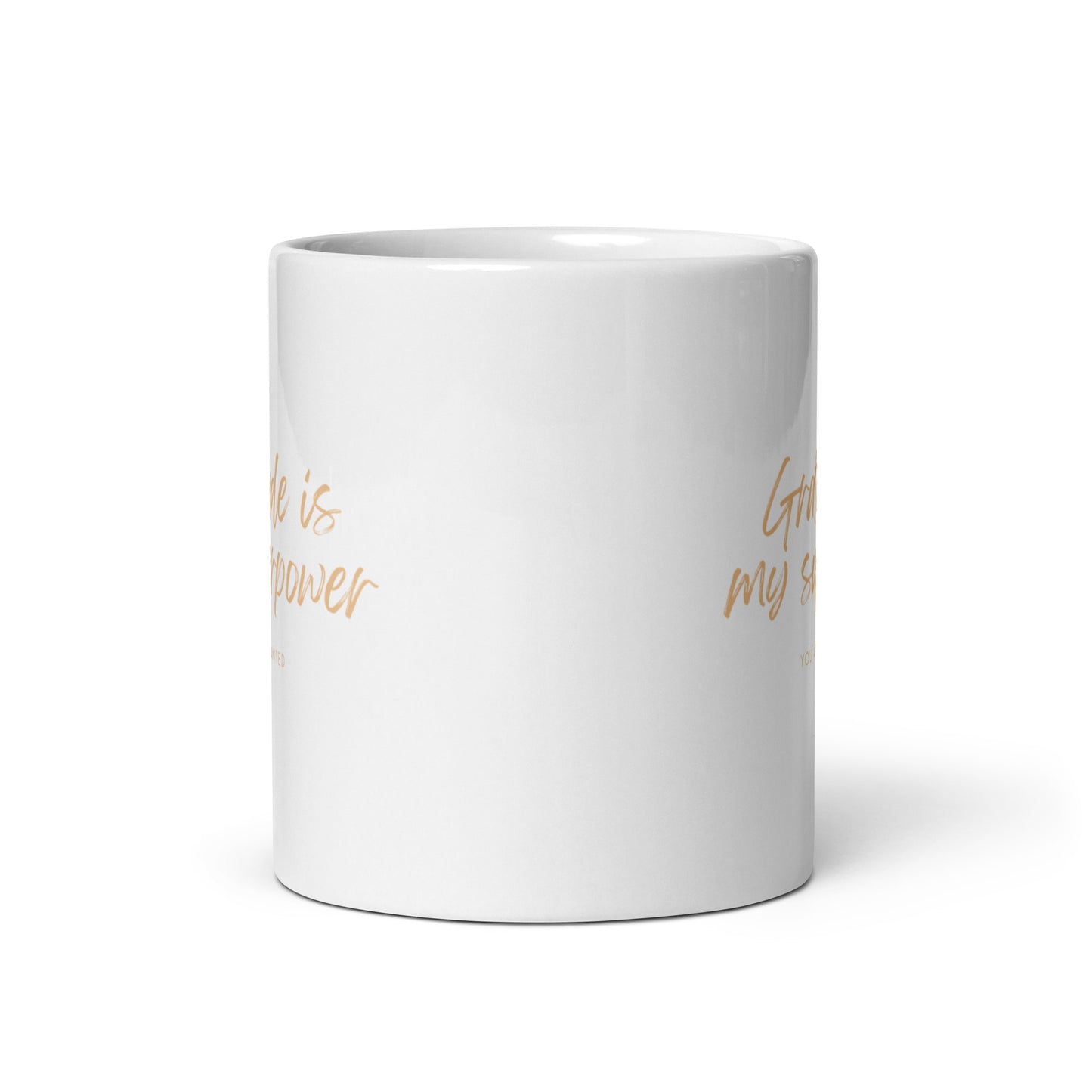 Gratitude Is My Superpower Mug