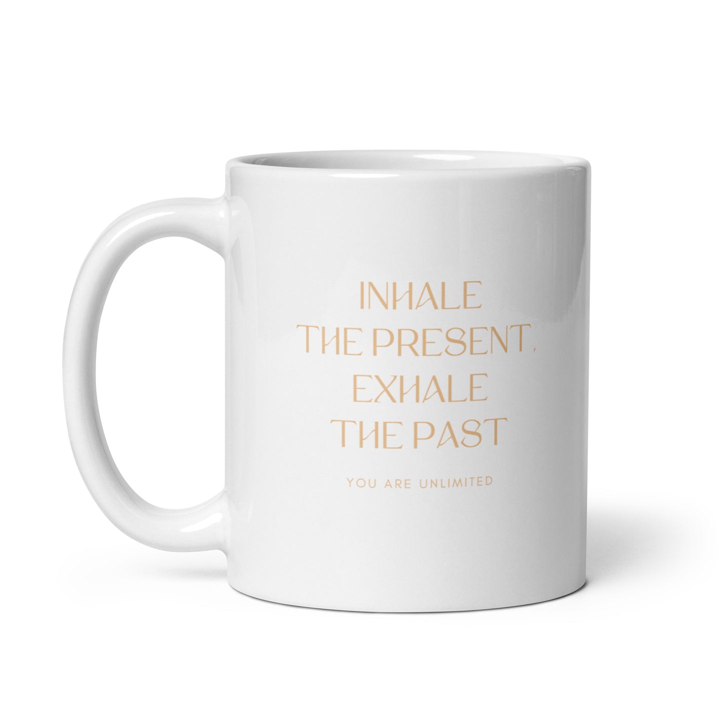 Inhale The Present, Exhale The Past Mug