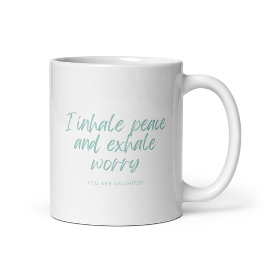 Inhale Peace Mug