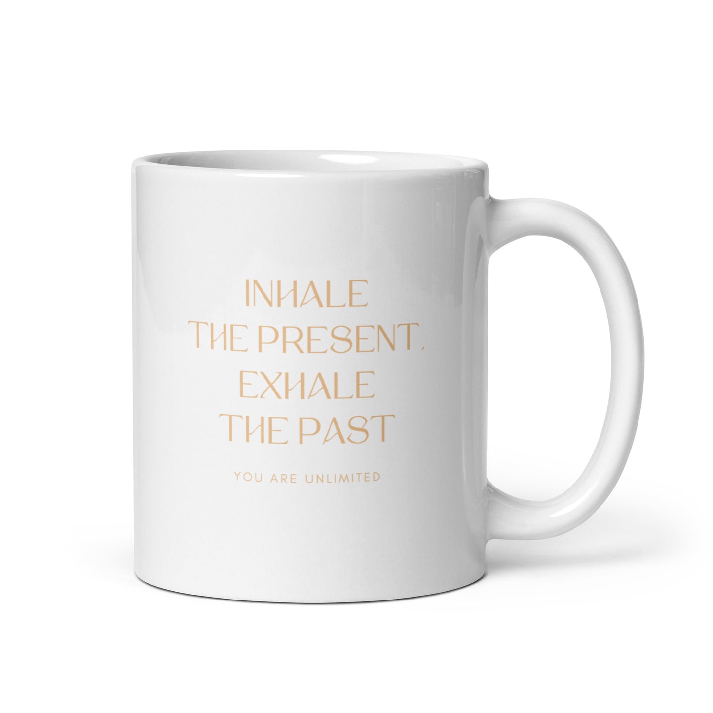 Inhale The Present, Exhale The Past Mug